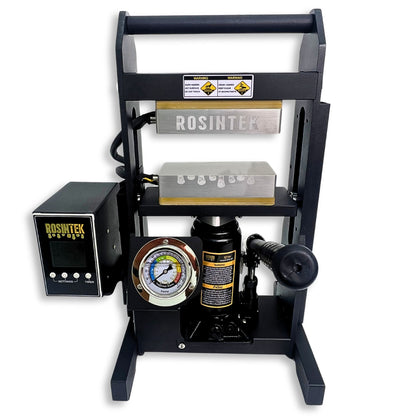 เครื่องอัดโรซินไฮดรอลิก RosinTEK™ CORE 10T พร้อมมาตรวัดแรงดัน