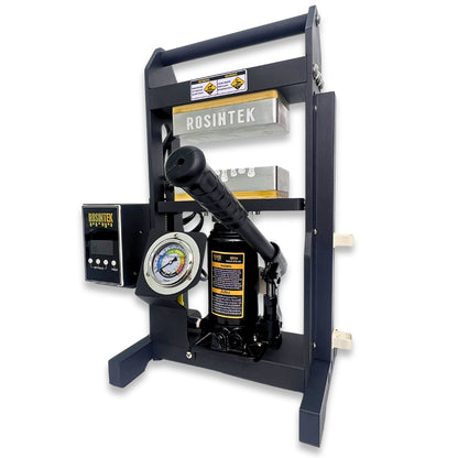 เครื่องอัดโรซินไฮดรอลิก RosinTEK™ CORE 10T พร้อมมาตรวัดแรงดัน