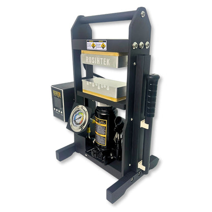 เครื่องอัดโรซินไฮดรอลิก RosinTEK™ CORE 10T พร้อมมาตรวัดแรงดัน