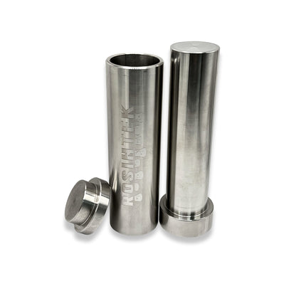 RosinTEK™ Cylinder Pre-Press Pollen Mold, Stainless Steel