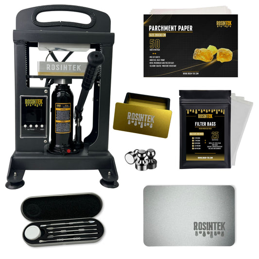 RosinTEK™ DELUXE 10T Hydraulic Rosin Press - Complete Package