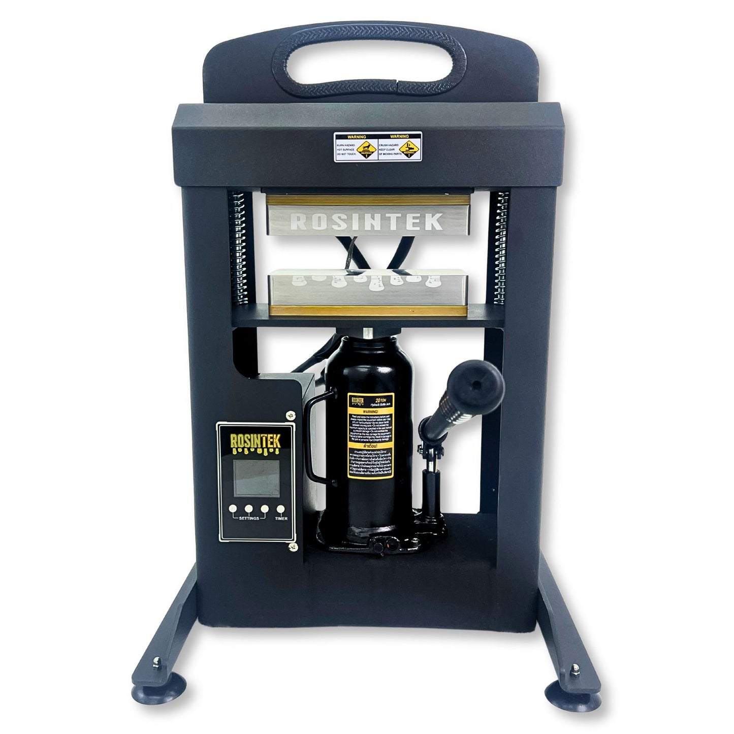 เครื่องรีดร้อนไฮดรอลิก RosinTEK™ ELITE 20T ขนาดแผ่น 76 x 203 มม.