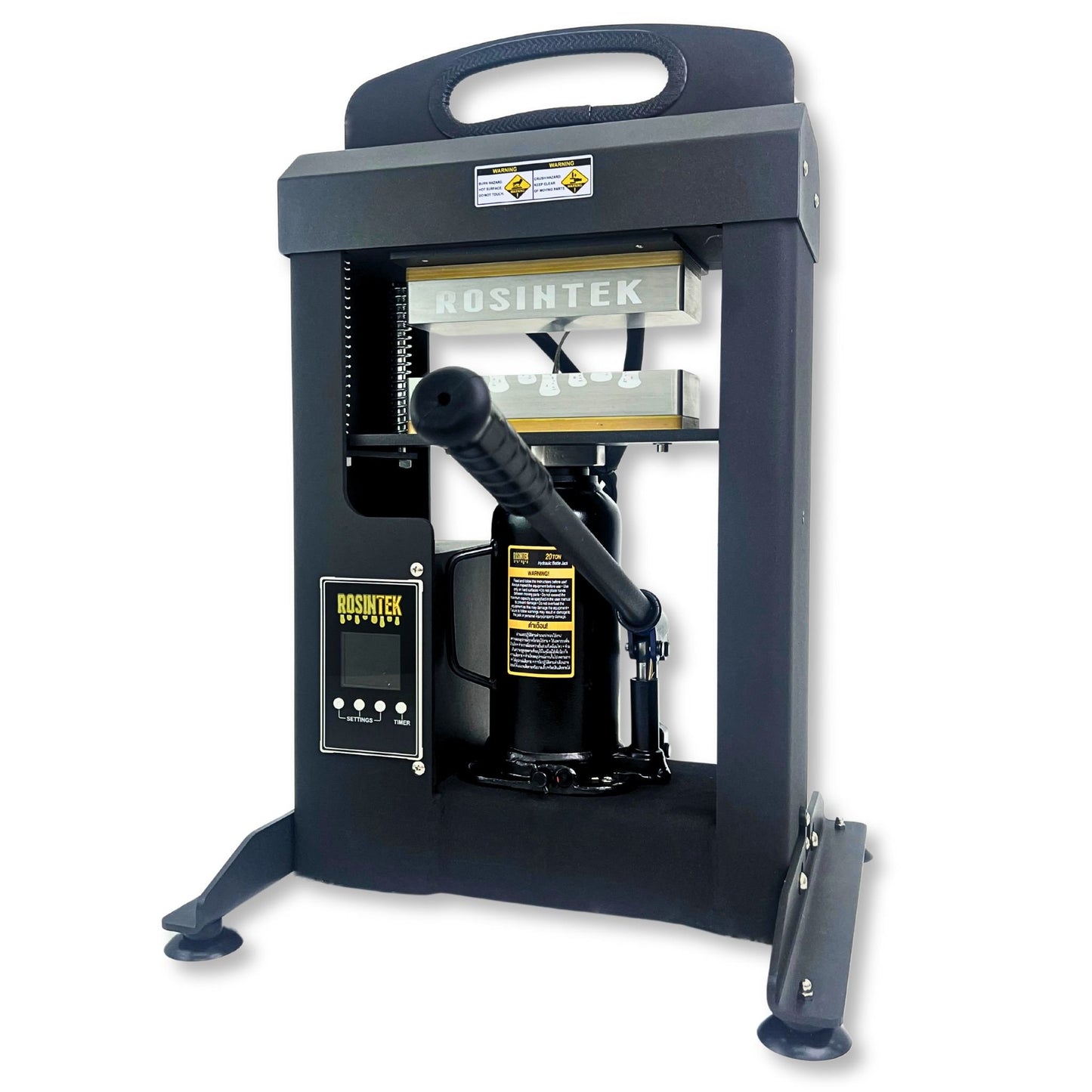 เครื่องรีดร้อนไฮดรอลิก RosinTEK™ ELITE 20T ขนาดแผ่น 76 x 203 มม.