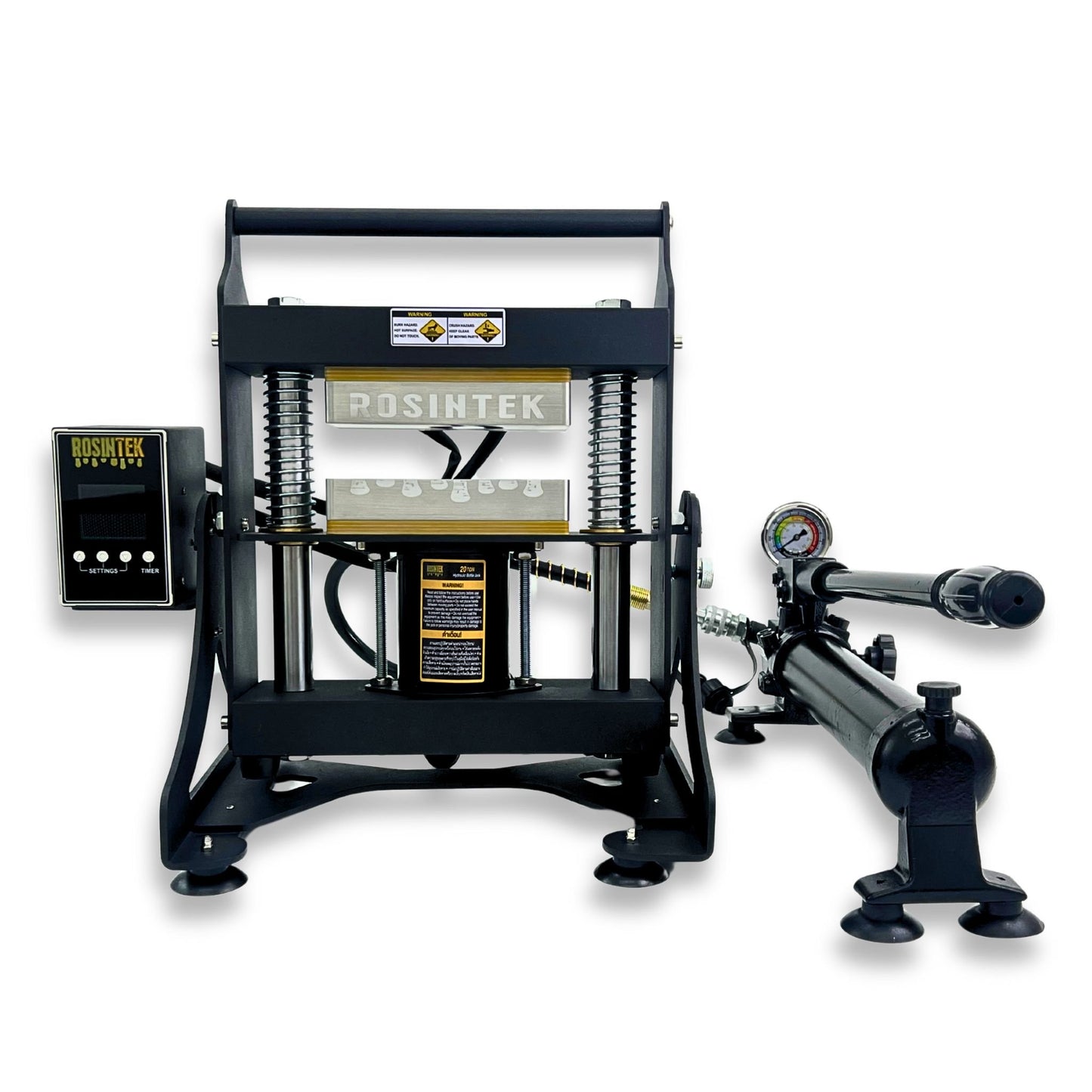 RosinTEK™ MASTER 20T Professional-Grade Hydraulic Rosin Press, Built to Last