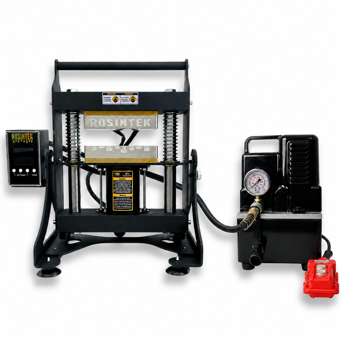 RosinTEK™ MASTER 20T Professional-Grade Hydraulic Rosin Press, Built to Last